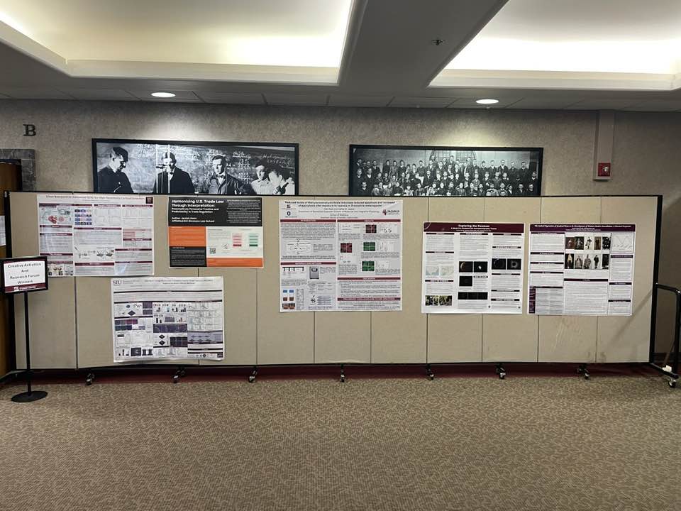 6 Posters chosen to display at Board of Trustee meeting April 2026
